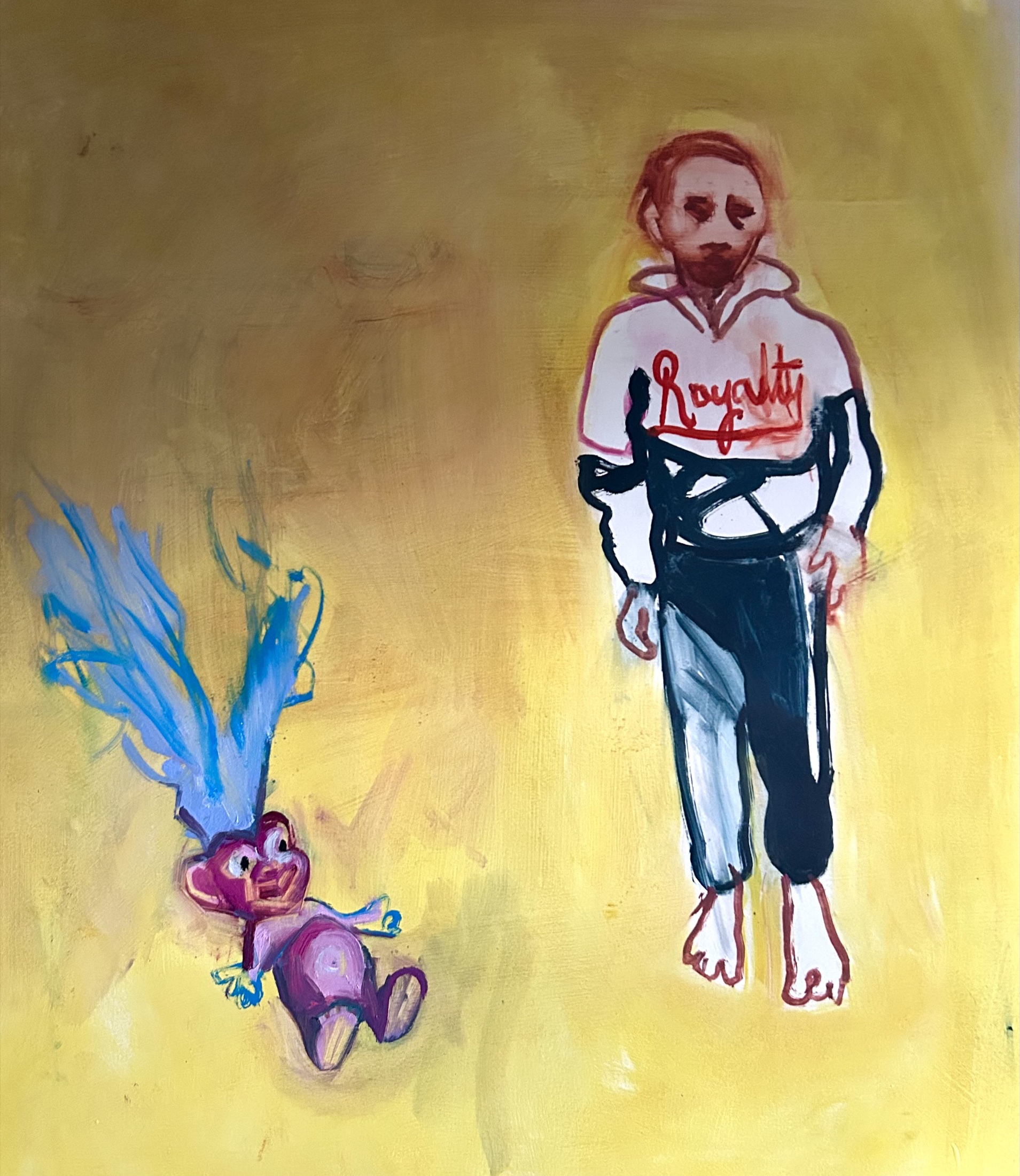 Figurative work on paper from the War Child series